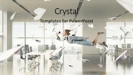  Presentation with work the word in your life - Theme with monotone - when tired of monotonous work background and a light gray colored foreground