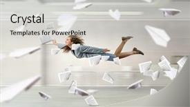  Presentation with tired - Audience pleasing theme consisting of monotone - when tired of monotonous work backdrop and a light gray colored foreground