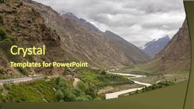  Presentation with himachal pradesh - Slide deck featuring monsoon weather - view from rohtang pass background and a tawny brown colored foreground