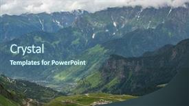  Presentation with himachal pradesh - Slides consisting of monsoon weather - view from rohtang pass background and a ocean colored foreground