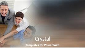  Presentation with business team join hands white - Colorful slide set enhanced with monsoon weather - overhead of business team looking backdrop and a gray colored foreground