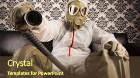  Presentation with oil and gas - Cool new presentation theme with monster energy - dr gore gas mask backdrop and a tawny brown colored foreground