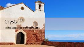  Presentation with church camp - Beautiful PPT layouts featuring mont-roig del camp backdrop and a lemonade colored foreground