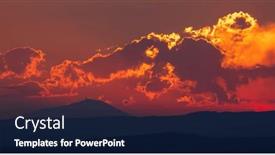  Presentation with region - Slides with mont-ventoux-mountain-1912-m background and a  colored foreground