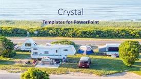  Presentation with june - Beautiful slide deck featuring montauk-long-island-us-june backdrop and a sky blue colored foreground