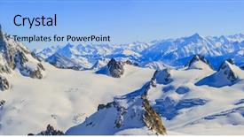  Presentation with blanc - Beautiful PPT theme featuring montblanc - mont blanc and chamonix view backdrop and a  colored foreground