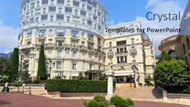  Presentation with luxury hotel - Cool new presentation design with monte-carlo-monaco-july-13 backdrop and a light blue colored foreground