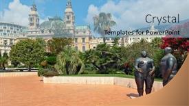  Presentation with adam eve - Presentation design enhanced with monte-carlo-monaco-july-13 background and a light blue colored foreground