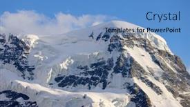  Presentation with mountain - Presentation design with monte-rosa-mountain-located-between background and a  colored foreground