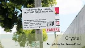  Presentation with crime - Presentation theme with montebello-california-usa-march-12 background and a mint green colored foreground