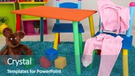  Presentation with montessori - PPT layouts with montessori kids - small and colorful table background and a  colored foreground