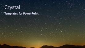  Presentation with star - Presentation with month-on-a-background-star background and a navy blue colored foreground