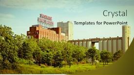  Presentation with illuminate - Presentation theme with montreal-canada-june-24-2013 background and a soft green colored foreground