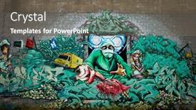  Presentation with street art graffiti - 