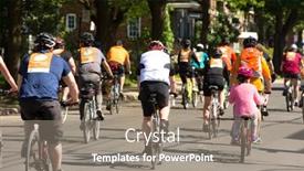  Presentation with biking - Audience pleasing theme consisting of montreal-canada-june-3-2018 backdrop and a gray colored foreground