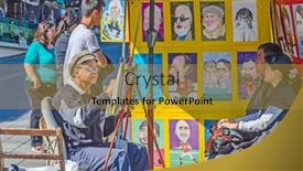  Presentation with painting old - 