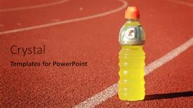  Presentation with race track - Presentation theme enhanced with montreal-canada-october-13-2014 background and a red colored foreground