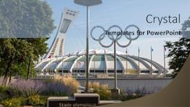  Presentation with summer olympic - Slide deck featuring montreal-canada-sept-05-2014 background and a light blue colored foreground