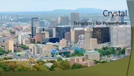  Presentation with royal - Slide deck featuring pink flamingos exotic birds background and a gray colored foreground