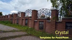  Presentation with chernobyl - PPT theme enhanced with monument-and-memorial-park background and a tawny brown colored foreground