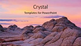  Presentation with national - Cool new PPT theme with monument landscapes at sunrise unusual backdrop and a lemonade colored foreground