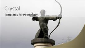  Presentation with russia - Beautiful slide deck featuring monument mergen - archer ulan-ude backdrop and a white colored foreground