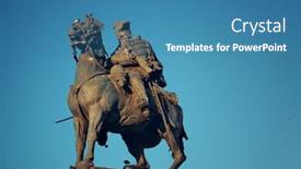  Presentation with king - Slide deck enhanced with monument-to-king-victor-emmanuel background and a teal colored foreground