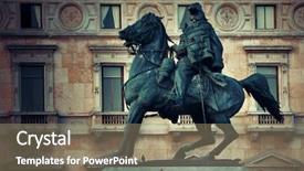  Presentation with king - Theme consisting of monument to king victor emmanuel background and a  colored foreground