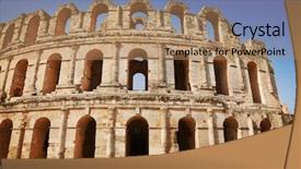  Presentation with amphitheater - Cool new presentation with ellipse - amphitheater in el jem tunisia backdrop and a  colored foreground