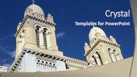  Presentation with roman catholic - Amazing presentation theme having paul is a roman catholic backdrop and a ocean colored foreground