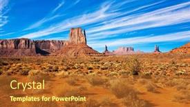  Presentation with navajo - Colorful slide deck enhanced with monument-valley-is-geological-formation backdrop and a red colored foreground