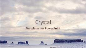  Presentation with arizona - Amazing PPT layouts having monument valley national park in winter utah-arizona usa backdrop and a lemonade colored foreground