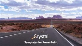  Presentation with tribal - Presentation theme with monument valley navajo tribal park background and a dark gray colored foreground