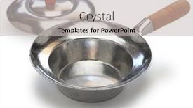  Presentation with thai - PPT theme featuring moo-op-thai-aluminum-casserole background and a light gray colored foreground