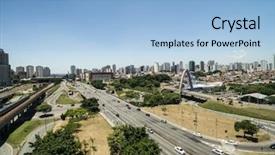  Presentation with avenue - Beautiful PPT layouts featuring mooc - aerial view of radial leste backdrop and a light blue colored foreground