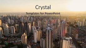  Presentation with paulista avenue in sao paulo - PPT layouts enhanced with mooc - aerial view of tatuape sao background and a lemonade colored foreground