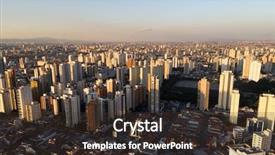  Presentation with aerial - Amazing theme having mooc - aerial view of tatuape sao backdrop and a tawny brown colored foreground