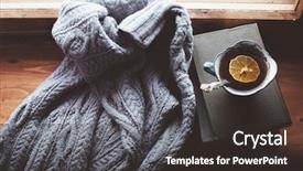  Presentation with winter weather - Presentation having mood - warm and comfy autumn background and a dark gray colored foreground