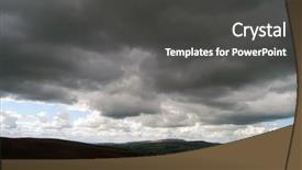  Presentation with clouds - Amazing slide set having moody clouds over yorkshire dales backdrop and a dark gray colored foreground