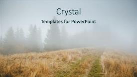  Presentation with beautiful spanish landscape costa blanca - Slides consisting of moody landscape of the foggy background and a lemonade colored foreground