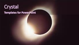  Presentation with eclipse - Slide set featuring moon eclipse full ssolar eclipse background and a wine colored foreground