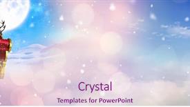  Presentation with santa sleigh - Audience pleasing PPT layouts consisting of digital composite of winter transition backdrop and a lemonade colored foreground