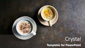  Presentation with ashwagandha - Beautiful slide deck featuring moon-milk-with-ashwagandha-cinnamon backdrop and a dark gray colored foreground