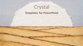  Presentation with abstract watercolor - Theme consisting of moon-or-sun-rising-abstract background and a sky blue colored foreground