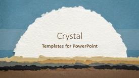  Presentation with abstract watercolor - Presentation design having moon-or-sun-rising-abstract background and a sky blue colored foreground