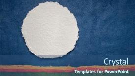  Presentation with abstract watercolor - Slides having moon-or-sun-rising-over background and a ocean colored foreground