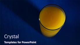  Presentation with significance - Cool new slide deck with moon-shape-of-light-refection backdrop and a navy blue colored foreground