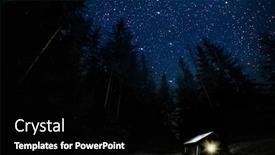  Presentation with christmas jesus christ - Colorful theme enhanced with moon-shines-over-the-manger backdrop and a black colored foreground