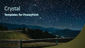  Presentation with jesus manger - Colorful presentation theme enhanced with moon-shines-over-the-manger backdrop and a navy blue colored foreground