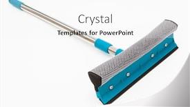  Presentation with windows - PPT theme enhanced with mop-for-cleaning-windows background and a white colored foreground